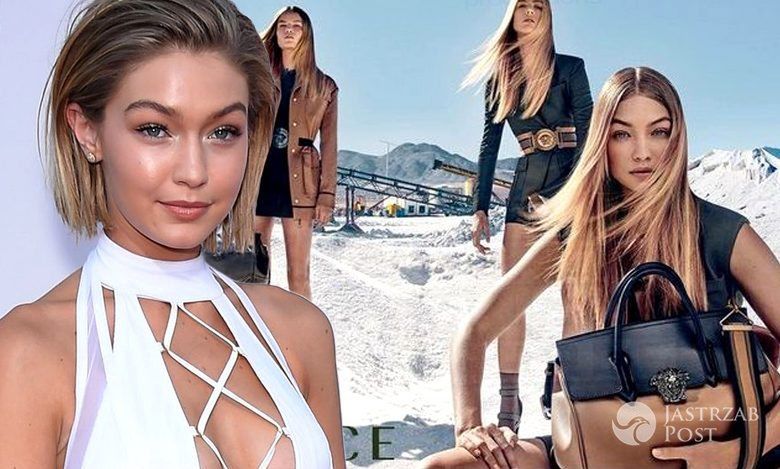 Gigi Hadid w kampanii Versace wiosna-lato 2016