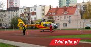 LPR lądował na boisku SP nr 4 w Pile