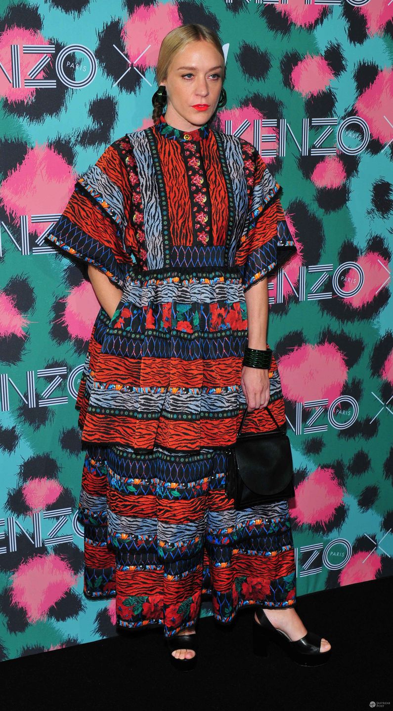 Chloe Sevigny na pokazie kolekcji Kenzo x H&M