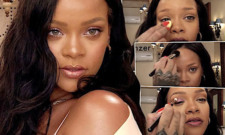 Rihanna pokazała krok po korku jak się maluje. Film jest hitem internetu! Tyle odtworzeń nie mają nawet niektóre teledyski! [WIDEO]