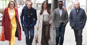 Gwiazdy przed studiem Dzień Dobry TVN: Anna Dereszowska, Tomasz Stockinger, Kinga Rusin, Piotr Kraśko