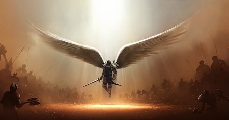 Ukraińscy żołnierze uczczeni pomnikiem. A na nim... anioł z "Diablo III"
