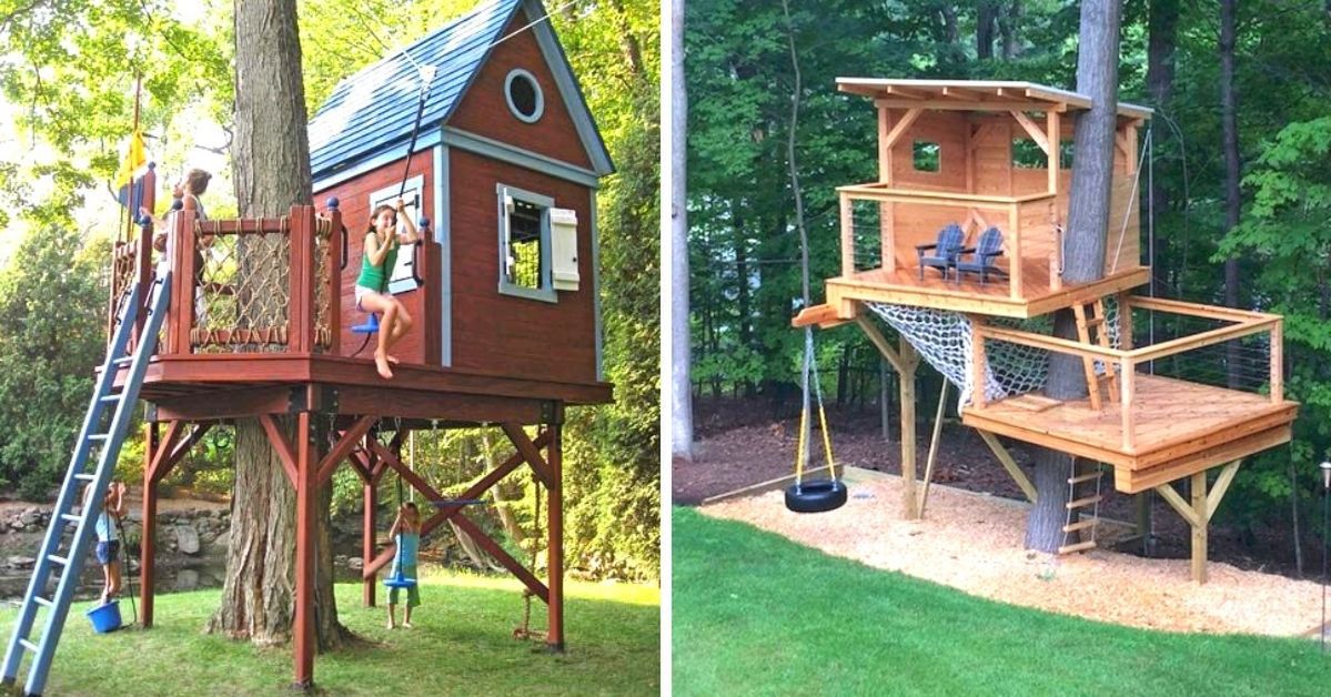 17 Great Treehouse Ideas. Every Kid Would Love Them