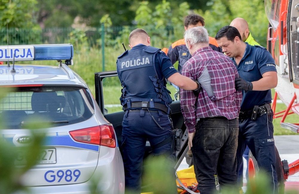 Pijany turysta na Giewoncie. Na dole czekała policja