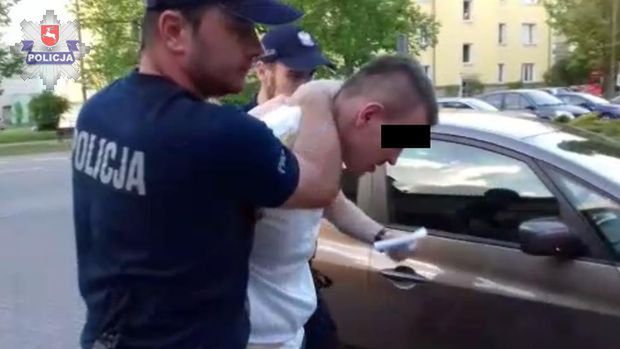 Pijany pirat drogowy w rękach policji 