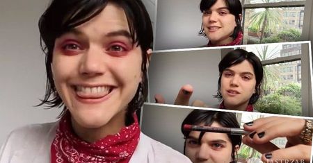 Była dziewczyna Kristen Stewart zdradza swój patent na ulubiony make-up. Przy okazji zakpiła z makijażowych guru [WIDEO]