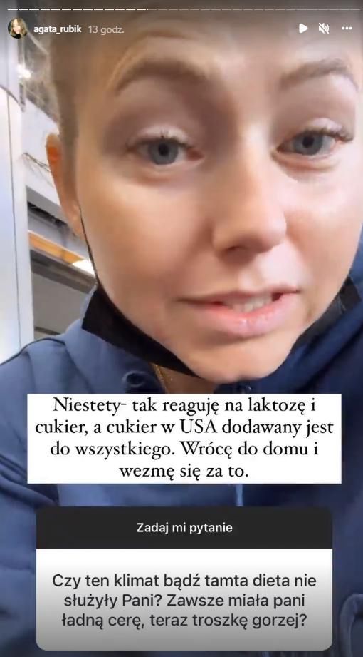 Agata Rubik o problemach z cerą
