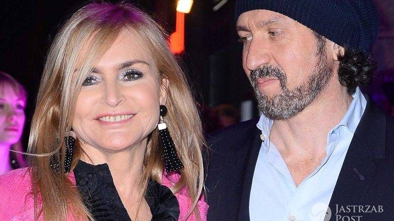 Monika Olejnik i Tomasz Ziółkowski, pokaz kolekcji Dawida Wolińskiego (fot. ONS)