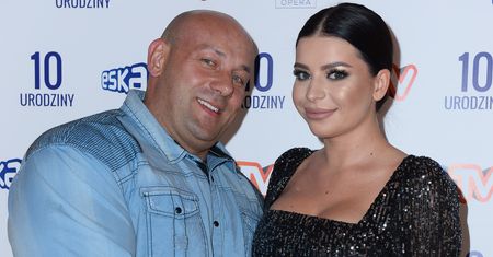 Robert Burneika u boku ciężarnej ukochanej. Nie mógł oderwać od niej rąk