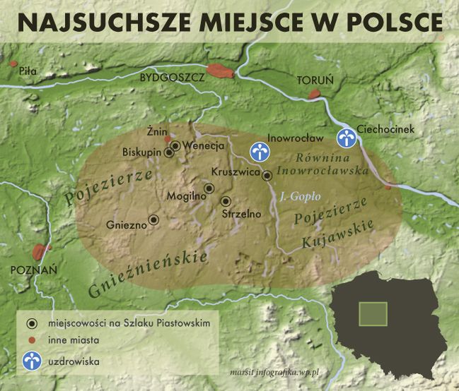 Kujawy - najsuchsze miejsce w Polsce