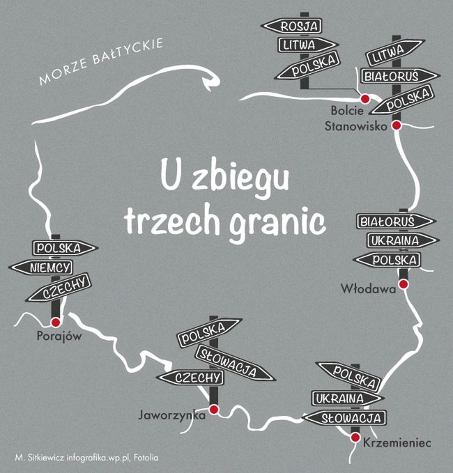 Polskie trójstyki - nietypowa atrakcja turystyczna