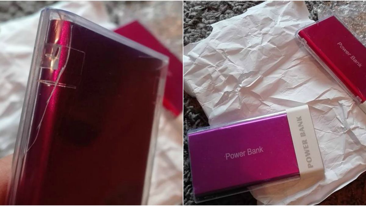 Zdewastowany sprzęt dostarczony przez Pocztę Polską.