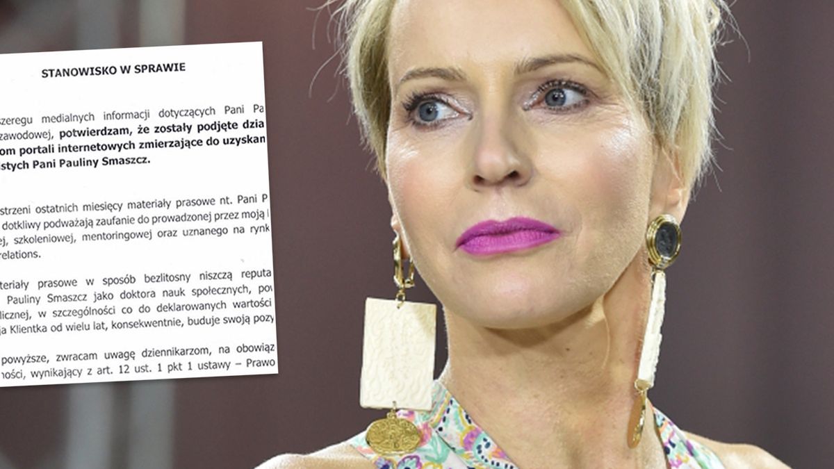 Paulina Smaszcz poszła do prawnika