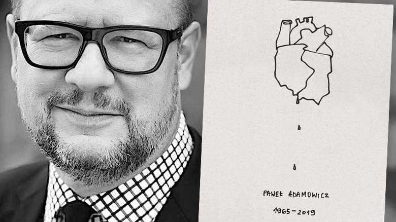 Grafika krwawiące serce Polska kto narywał?