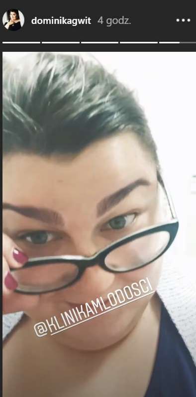 Dominika Gwit z makijażem
