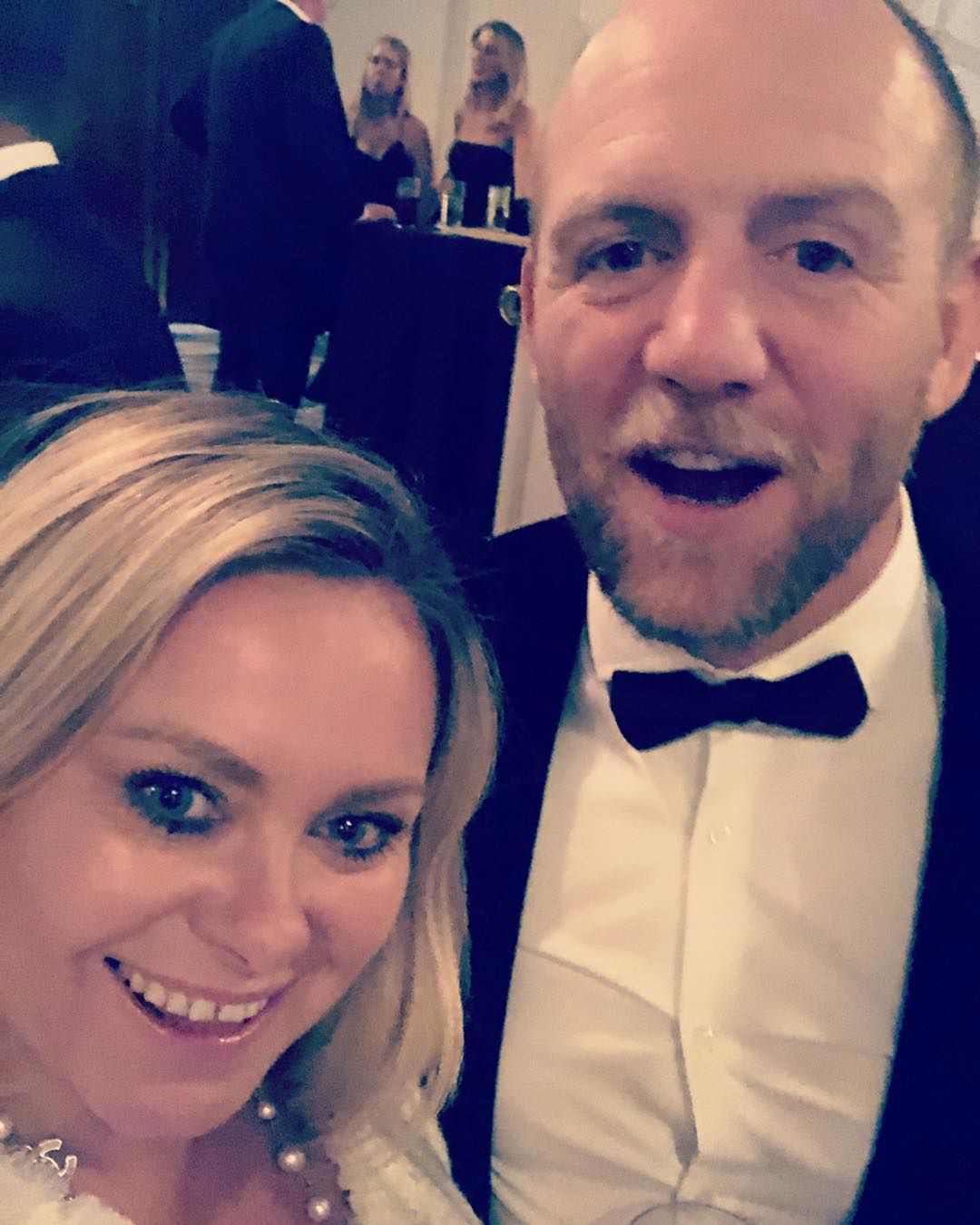 Mike Tindall po operacji nosa