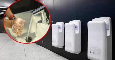 Suszenie dłoni po umyciu jest kluczowe. Unikaj suszarek w toaletach publicznych