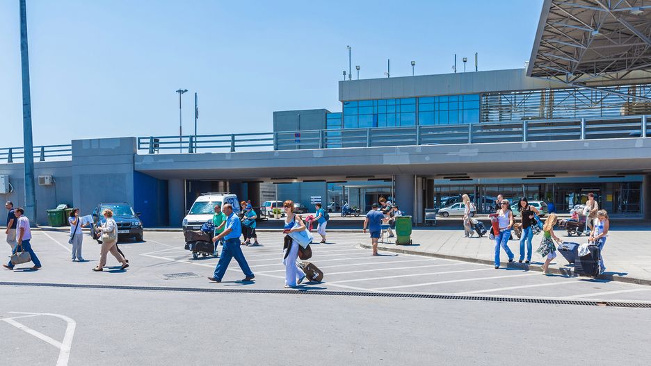 Terminal lotniska w Saloniki-Macedonia