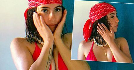 Zakochana Ola Kowalska prezentuje idealną figurę w czerwonym bikini. Po chorobie pozostało tylko wspomnienie