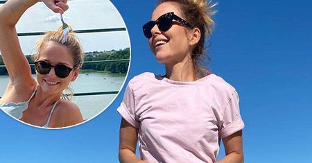 Paulina Sykut w bikini zajada się potężną dawką glutenu. Danie apetyczne, ale jej brzuch jeszcze bardziej