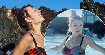 Odchudzona Magda Narożna wskoczyła w bikini. Razem z córką relaksuje się w wodzie. Takie wakacje, to my rozumiemy
