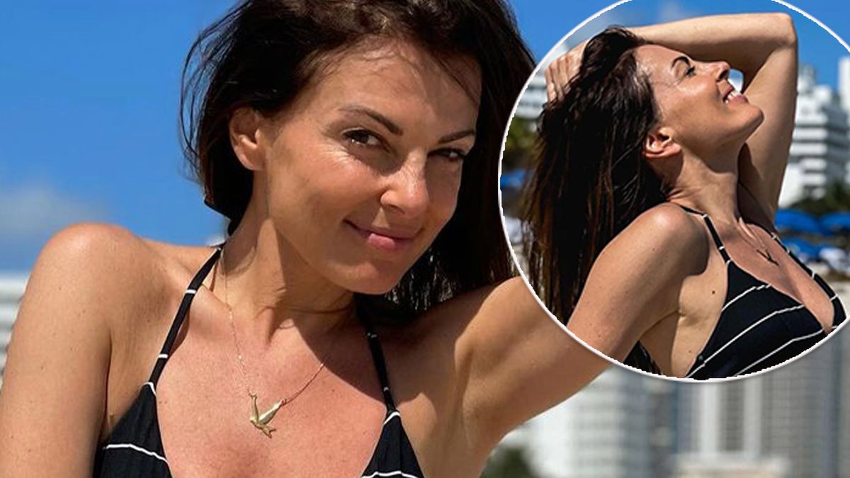 45-letnia Kasia Glinka w gorącej sesji w bikini. Internet płonie: "Jak można tak idealnie wyglądać!"