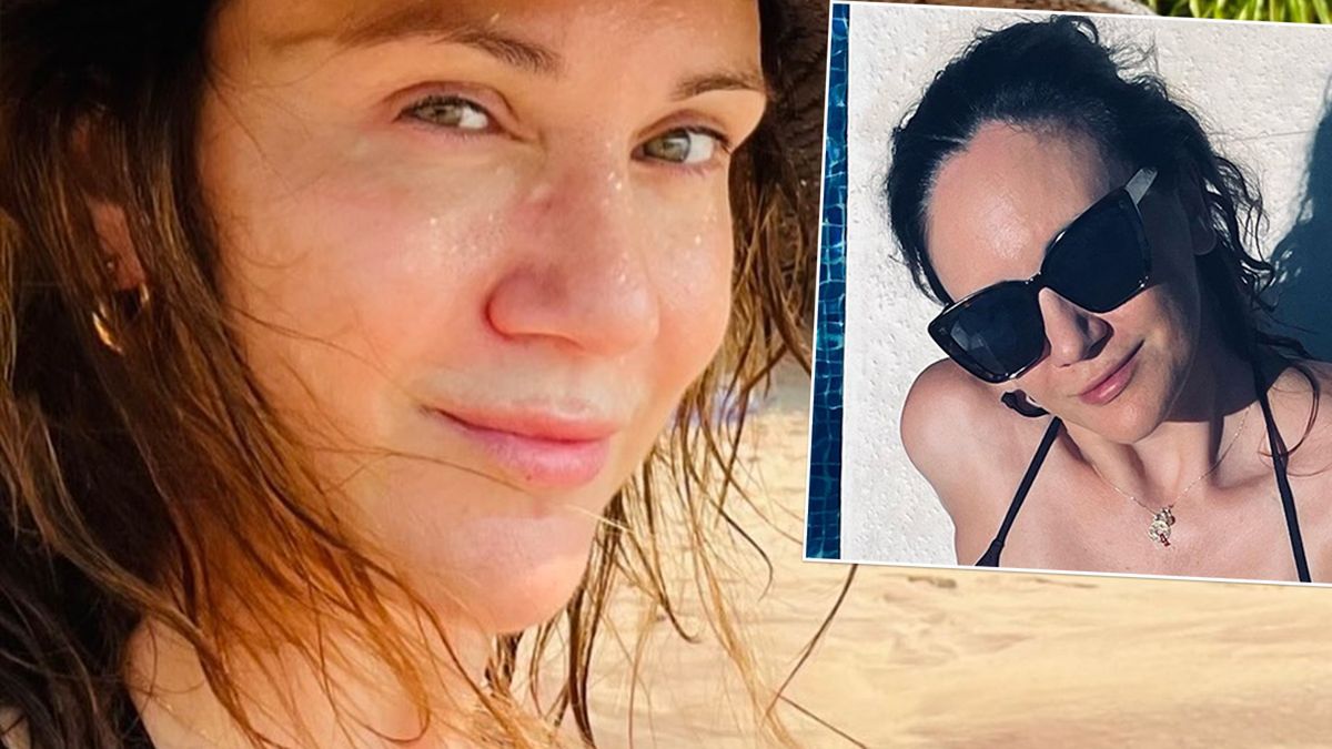 49-letnia gwiazda "Rancza" w skąpym bikini. Ilona Ostrowska jeszcze bardziej rozgrzała panujący upał