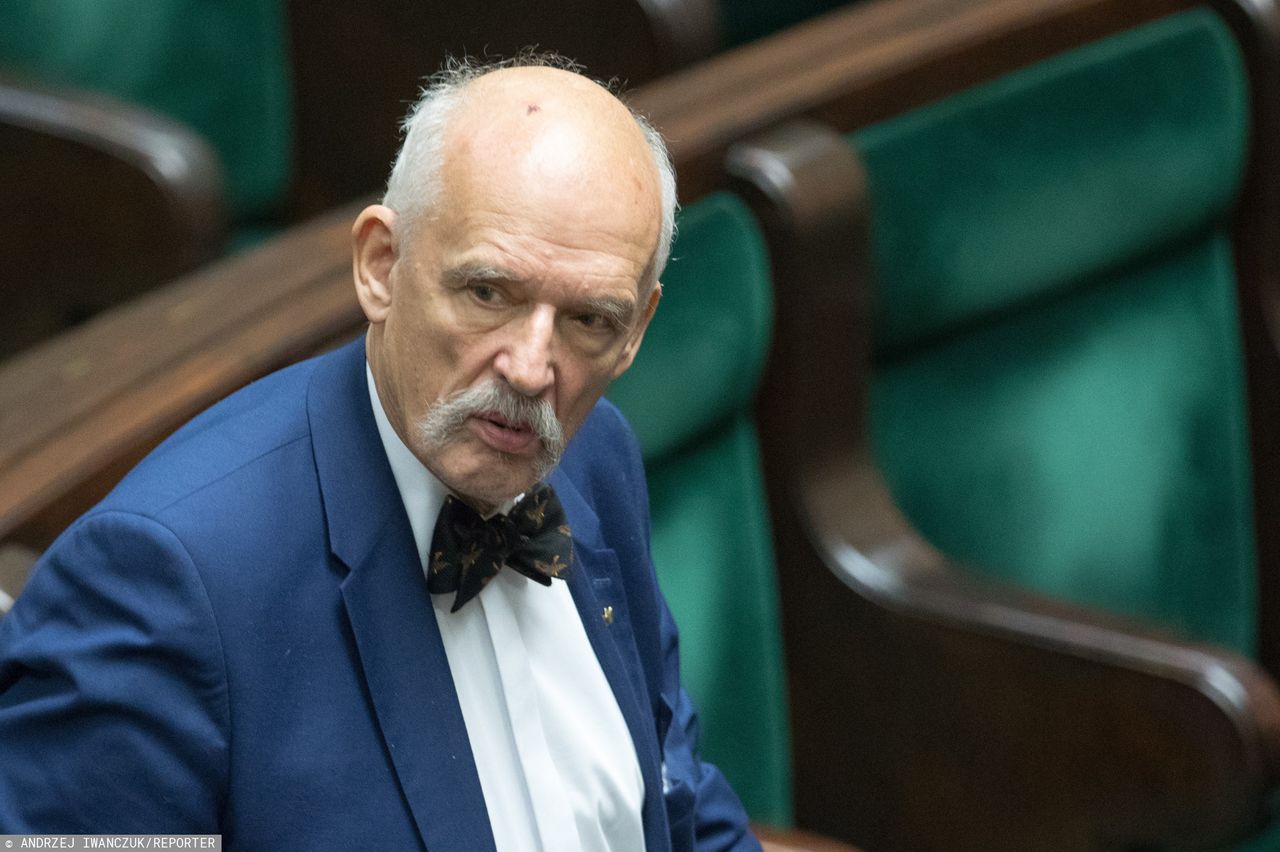 Janusz Korwin-Mikke reaguje na słowa Władimira Putina. "Trzeba się śmiać"