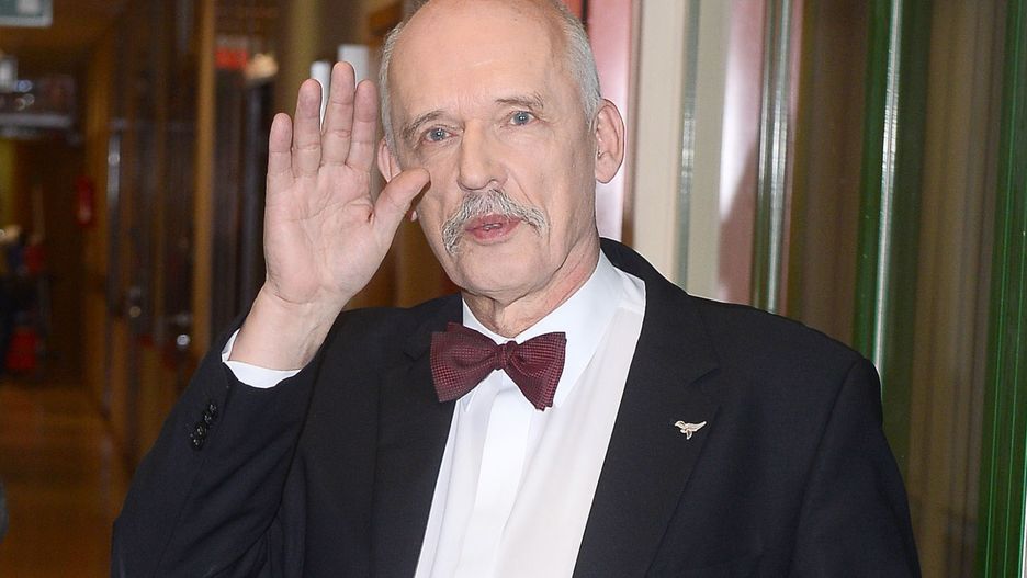 Janusz Korwin-Mikke w dobie pandemii postanowił zażartować
