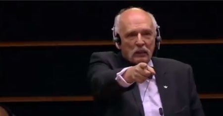 Korwin-Mikke dał występ w PE. "Wracam walczyć z PiS!"