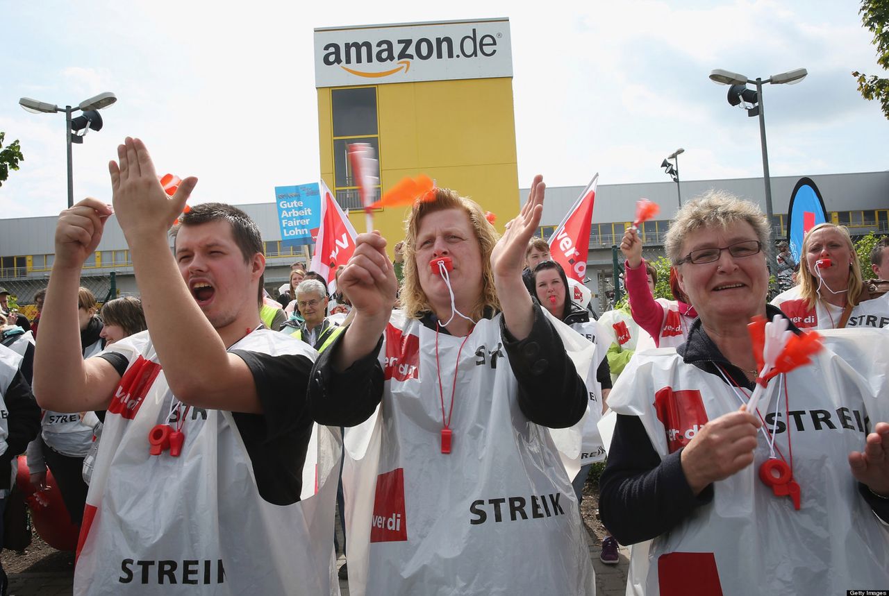 Europejski strajk pracowników Amazona