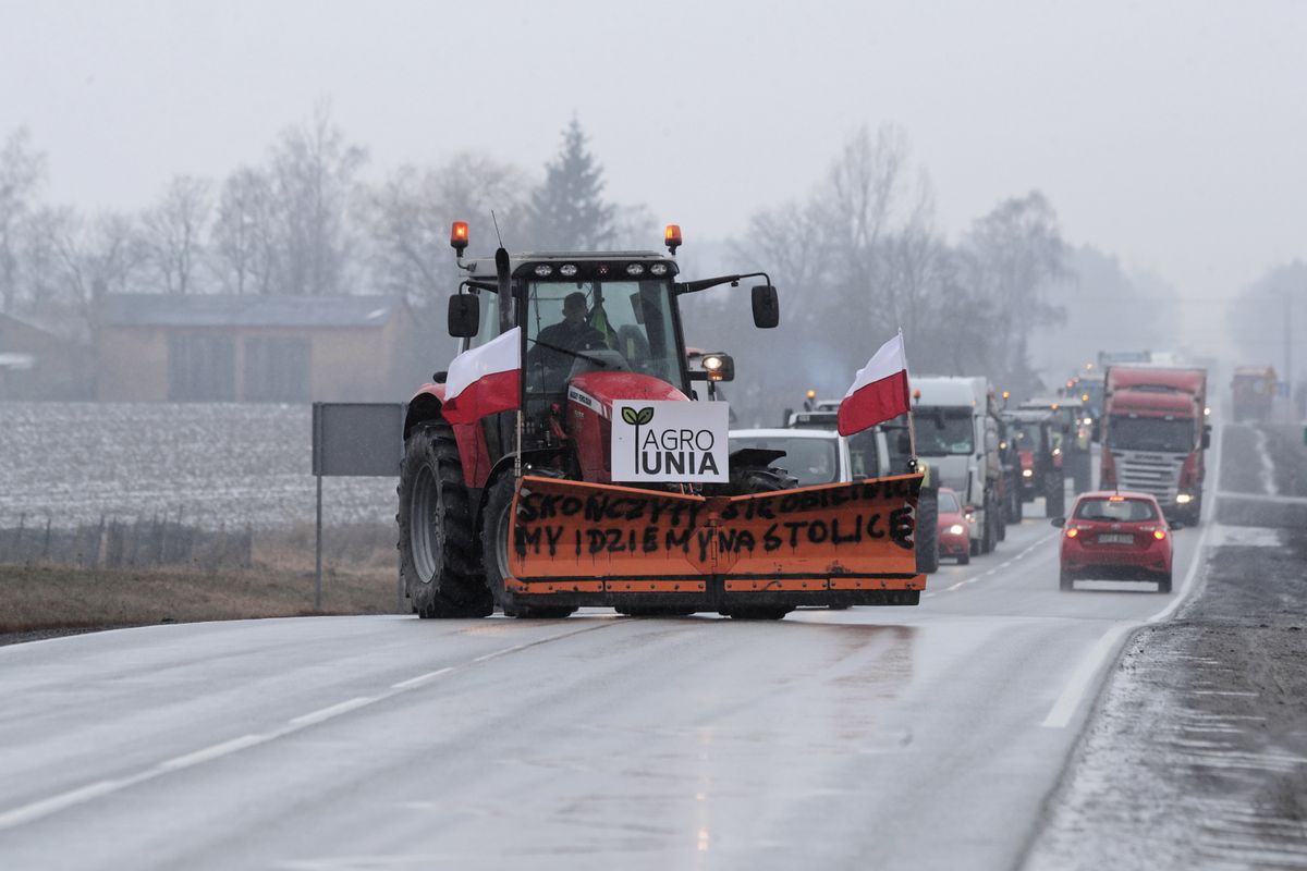 Protest rolników. Blokada dróg w kilku województwach