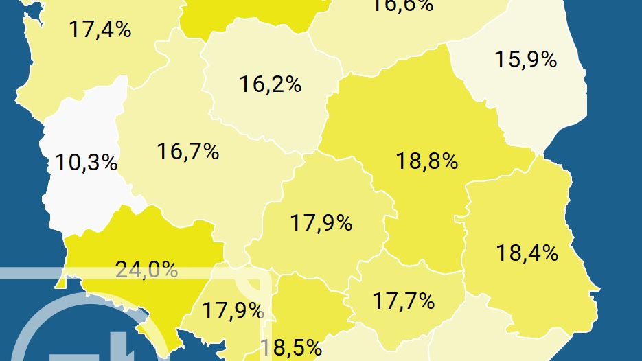 Najwyższe stawki podatków płacą firmy z województwa dolnośląskiego