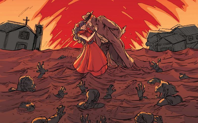 Za koloratką umarlaki sznurem