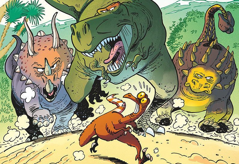 "Dinozaury w komiksie": Idealny prezent dla małych i trochę większych [RECENZJA]