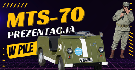 Prezentacja wojskowego trenażera MTS-70 w Pile