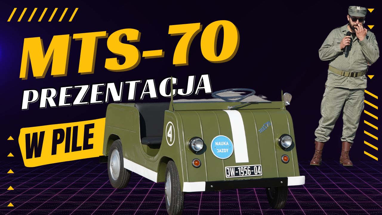 Prezentacja wojskowego trenażera MTS-70 w Pile