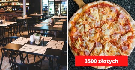 Zapłacił za pizzę 3,5 tys złotych. Natychmiastowa reakcja restauracji go zdziwiła