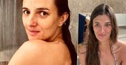 Tak wygląda ciało Kamili Szczawińskiej po trzech porodach. Topmodelka odważnie pokazała niedoskonałości. Brzuch na pierwszym planie