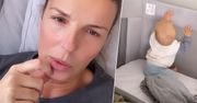 Agnieszka Włodarczyk pokazała rozbrykanego Milana. Synek aktorki rośnie jak na drożdżach. Tylko patrzeć, jak maluch zacznie chodzić
