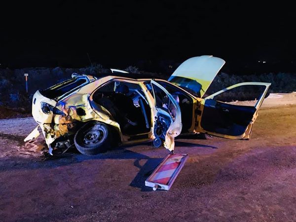 Wypadek w Bilczy. Dwie osoby nie żyją po czołowym zderzeniu