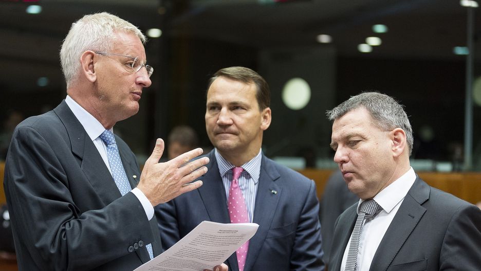 Carl Bildt, Radosław Sikorski i Lubomir Zaoralek