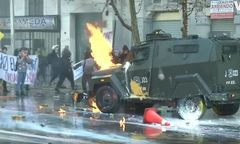 Protesty studentów i nauczycieli w Chile. Ostre starcia z policją