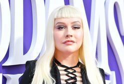 Christina Aguilera w gotyckim wydaniu na premierze "Rodziny Addamsów"