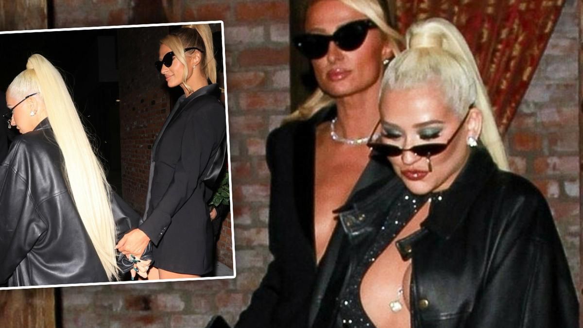Tak Christina Aguilera i Paris Hilton imprezują w Hollywood! Wyszły z restauracji, trzymając się za ręce. Przyjaźń odżyła po silnych perturbacjach