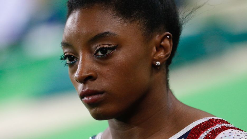 Simone Biles podczas Igrzysk Olimpijskich w Rio de Janeiro