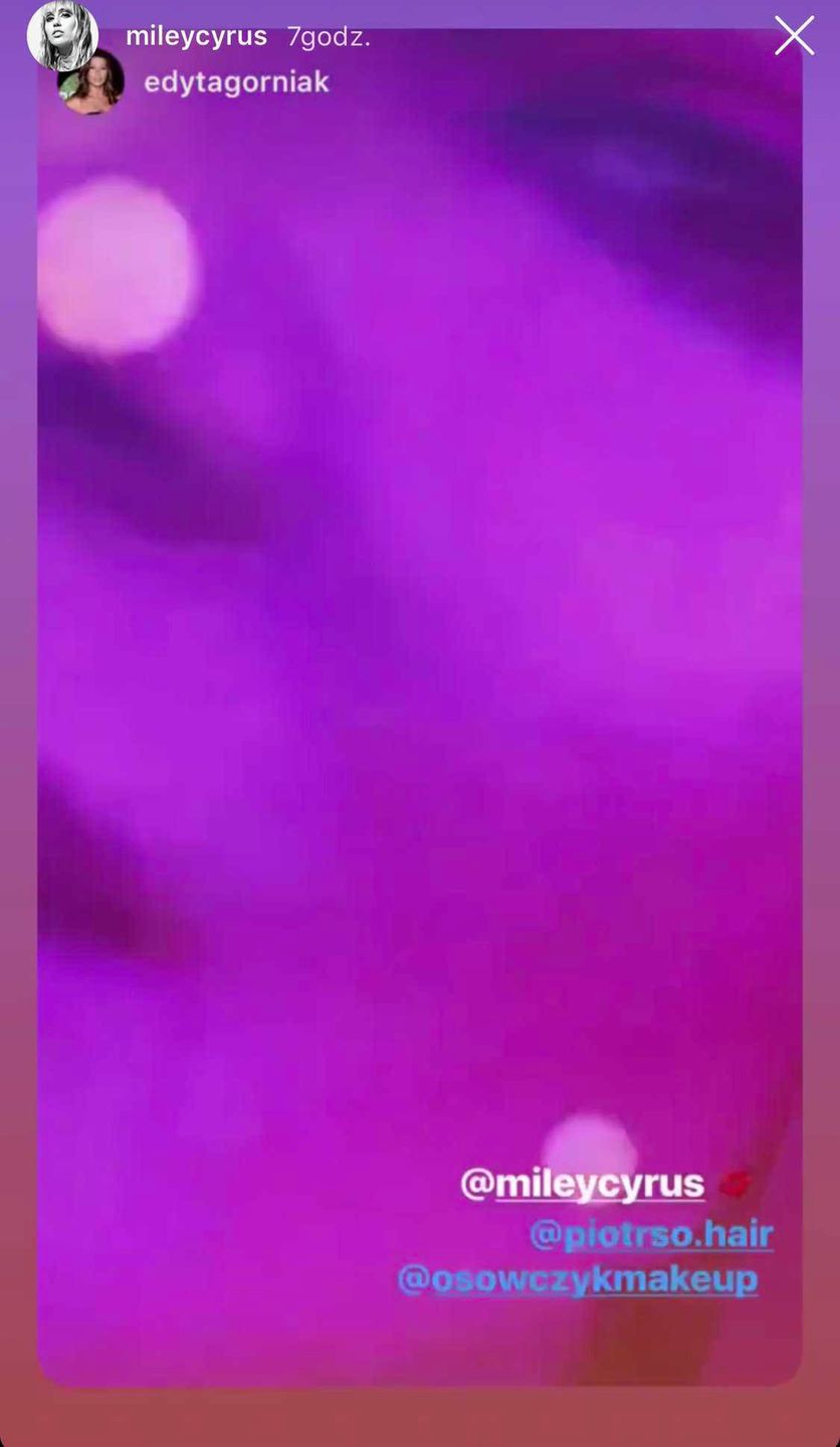 Miley Cyrus zauważyła Edytę Górniak