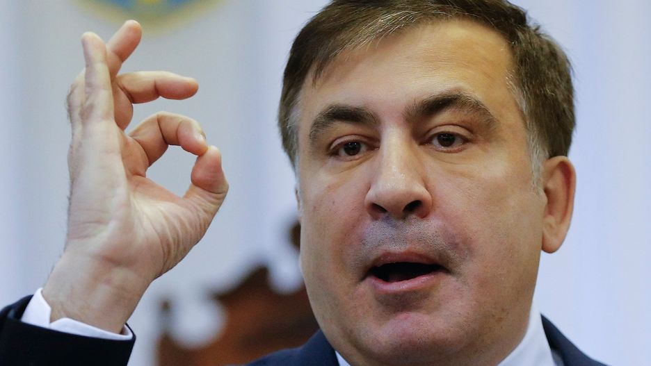 Saakaszwili został zatrzymany obok biura Ruchu Nowych Sił