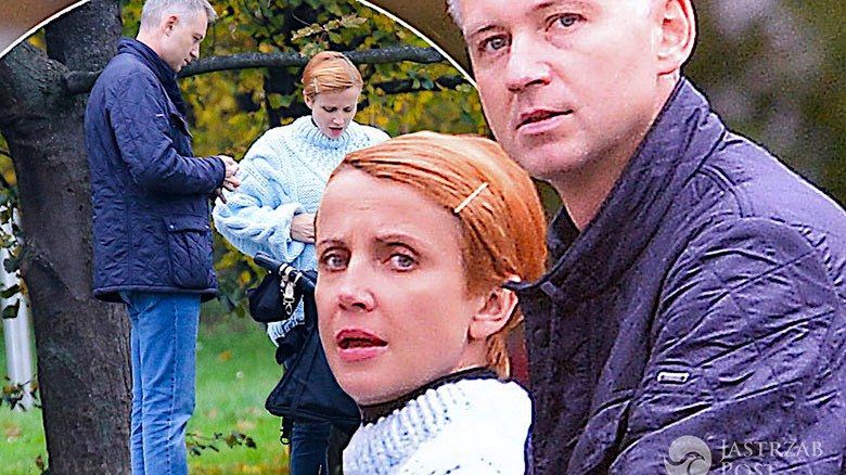 Kasia Zielińska w drugiej ciąży na spacerze