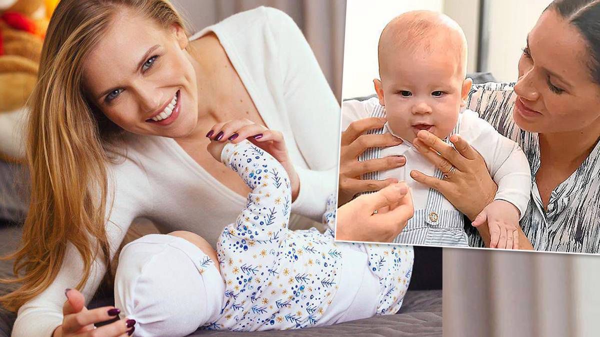 Agnieszka Kaczorowska karmienie Emilki